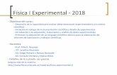 Física I Experimental - 2018 - Departamento de Física