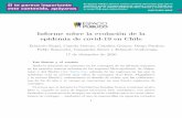 Informe sobre la evolución de la epidemia de covid-19 en Chile