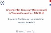 Lineamientos Técnicos y Operativos de la Vacunación contra ...