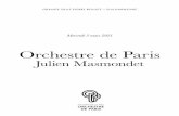 Julien Masmondet - Orchestre de Paris