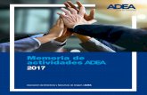 Memoria de actividades - ADEA - ADEA, Asociación de ...