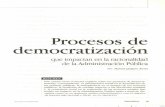 Procesos de democratización