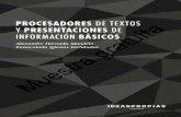 UF0510 PROCESADORES DE TEXTOS Y PRESENTACIONES DE ...
