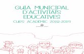 GuIA MUNICIPAL D’ACTIVITATs EDUCATIVEs