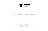 PLANA DOCENTE - UPN