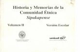 Historia y Memorias de la Comunidad Etnica Sipakapense