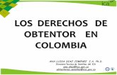 LOS DERECHOS DE OBTENTOR EN COLOMBIA - ica.gov.co