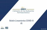 Boletín Lineamientos COVID-19 #3 - ANDI