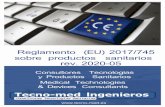 Reglamento (EU 2017/745 sobre productos sanitarios rev ...