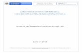 MINISTERIO DE EDUCACION NACIONAL SUBDIRECCIÓN DE ...