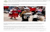 Perú: 'Las comunidades campesinas quechuas y aymaras …