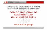 CÓDIGO NACIONAL DE ELECTRICIDAD (SUMINISTRO 2011)