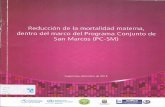 Reducción de la mortalidad materna, dentro del marco del ...