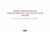 XXIII ASAMBLEA PROVINCIAL DE IULV-CA JAÉN