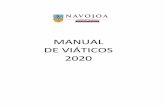 MANUAL DE VIÁTICOS 2020 - H. Ayuntamiento de Navojoa