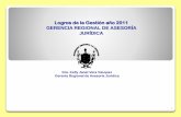 Logros de la Gestión año 2011 GERENCIA REGIONAL DE ...