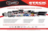 LISTA DE PRODUCTOS 2019 - Electro System