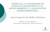 VISIÓN DE LA CONSEJERÍA DE AGRICULTURA RESPECTO AL …