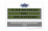 CATÁLOGO DE PUESTOS - Manzanillo