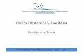 Clínica Obstétrica y Anestesia - Fundanest