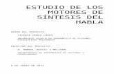 ESTUDIO DE LOS MOTORES DE SÍNTESIS DEL HABLA