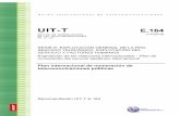 Recomendación UIT-T E.164 - Plan internacional de ...