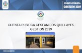 CUENTA PUBLICA CESFAM LOS QUILLAYES GESTION 2019