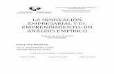 La innovación empresarial: un análisis empírico