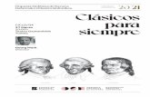 Orquesta Sinfónica de Navarra DENBORALDIA Clásicos para