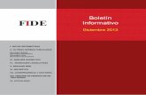 Boletín Informativo - FIDE