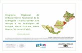 Programa Regional de Subregión I Sierra Gorda que