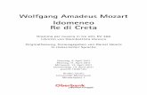 Idomeneo Re di Creta - moz.ac.at