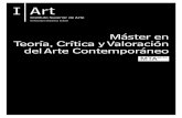 Teoría, Crítica y Valoración del Arte Contemporáneo