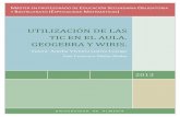 UTILIZACIÓN DE LAS TIC EN EL AULA. GEOGEBRA Y WIRIS.