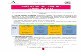 SERVICIOS DEL CENTRO CURSO 2021/22 - ceiplajarilla.com