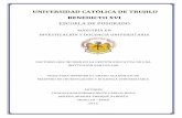 UNIVERSIDAD CATÓLICA DE TRUJILO BENEDICTO XVI