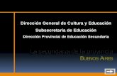Dirección General de Cultura y Educación Subsecretaría de ...