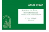 JUNTA DE ANDALUCÍA CEIP Europa (Córdoba) Perfil de área ...