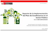 Reporte de la Implementación del Plan de Ecoeficiencia en ...