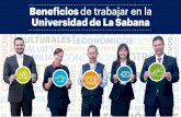Beneficios de trabajar en la Universidad de La Sabana