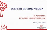 DECRETO DE CONVIVENCIA - ECMADRID