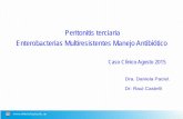 Peritonitis terciaria Enterobacterias Multiresistentes