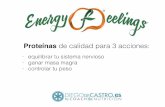 Proteínas de calidad para 3 acciones - Energy Feelings