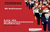 ley de organizaciones Políticas - El Peruano