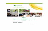 Plan Operativo Institucional (POI) 2014