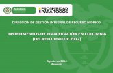 INSTRUMENTOS DE PLANIFICACIÓN EN COLOMBIA