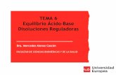 TEMA 6 Equilibrio Ácido -Base Disoluciones Reguladoras