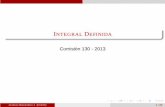 INTEGRAL DEFINIDA Comision 130 - 2013´