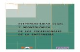 Responsabilidad legal y deontología de los profesionales ...