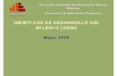 OBJETIVOS DE DESARROLLO DEL MILENIO (ODM)